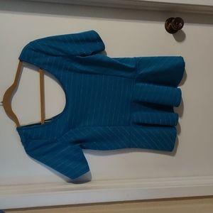 NWT Eyelash XL short sleeve blouse